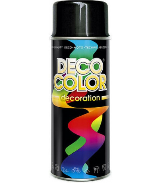 DECO COLOR DECORATION 400 ml аэразоль декоративная краска  черный